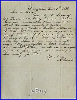 Abraham Lincoln Handwritten Letter Signed, A Rare Historical Find