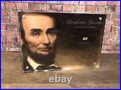 Abraham Lincoln Signed Abe Handwritten Authentic Autograph Historic Loa