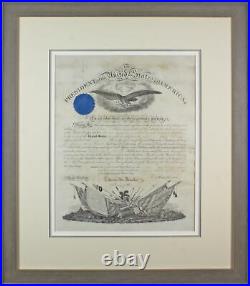 Abraham Lincoln Signed & Framed 14.5x19.5 1862 Military Appointment JSA #Z86098