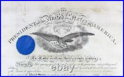 Abraham Lincoln Signed & Framed 14.5x19.5 1862 Military Appointment JSA #Z86098
