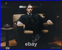 Al Pacino Autographed The Godfather 16 x 20 Sitting in Chair Photograph