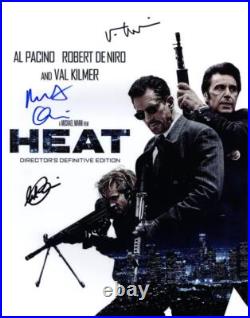 Al Pacino Robert DeNiro Kilmer signed 11x14 Pic autographed Nice Photo with COA