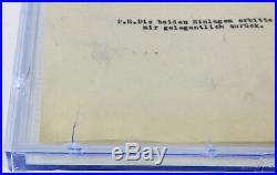 Albert Einstein Signed 1946 8.5x11 Letter Auto Graded Gem Mint 10! BAS Slabbed