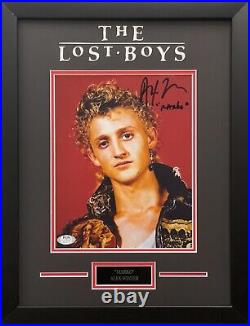 Alex Winter autographed inscribed framed 8x10 photo The Lost Boy's PSA ITP Marko