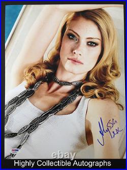 Alyssa Sutherland Signed 11x14 Photo Autograph Psa Dna Coa Vikings