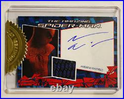 Amazing Spider-Man Andrew Garfield Autograph Card Costume TIck Tick Boom