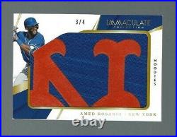 Amed Rosario 2018 Immaculate Collection Immaculate Jumbo Hoodies 3/4