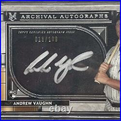 Andrew Vaughn 2021 Museum Collection Archival Silver Auto RC 18/199