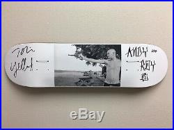 Andy Roy Skateboard Deck (collectible) Autographed By Andy Roy/Tobin Yelland