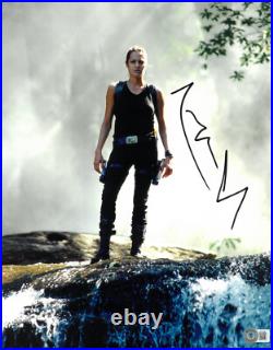 Angelina Jolie Signed Autograph Lara Croft Tomb Raider 11x14 Photo Beckett