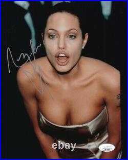 Angelina Jolie autographed signed autograph auto sexy 8x10 cleavage photo (JSA)