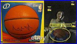 Angelina Jolie signed NBA replica official full size basketball EXACT PROOF