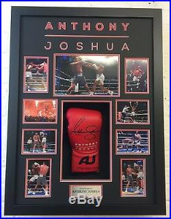 Anthony Joshua Signed & Framed Boxing Glove RARE LIMITED EDITION PROOF AFTAL COA