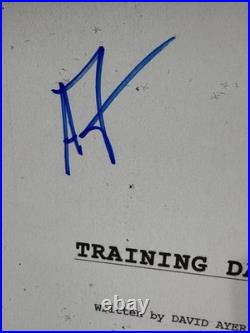 Antoine Faqua Director Signed Autograph Training Day Script Cover Psa/dna 39754