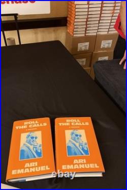 Ari Emanuel Signed Autographed Roll the Calls A Memoir Hardcover 1st Edition