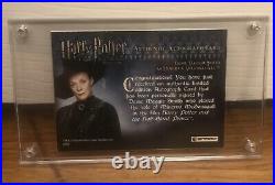 Artbox Harry Potter Autograph Auto Card Maggie Smith Professor McGonagall HBP