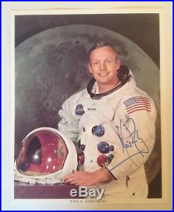Astronaut Neil Armstrong Autographed Official NASA Apollo 11 Mission Photograph