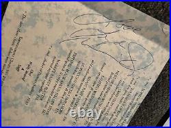 Authentic Autograph Liza Minelli on Original Rainbow Room Menu NYC