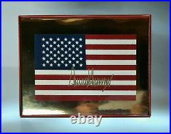Authentic Autograph! President Donald Trump Hand Signed American Flag