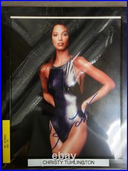 Authentic Autographed Photo of Christy Turlington 8x10, COA INCLUDED