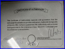 Authentic Autographed Photo of Christy Turlington 8x10, COA INCLUDED