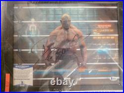 Authentic Autographed Photo of Dave Bautista (Drax) 11x14 Beckett COA
