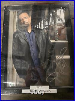 Authentic Autographed Photo of Ice-T 11x14, COA Included