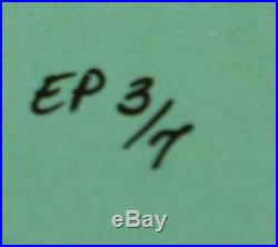 Autographed Bill Hanna & Joe Barbera Scooby-Doo Professor Hyde-White Cel EP3/7