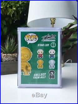 Autographed Gold Stan Lee Funko Pop Signed by Stan Lee SUPER RARE & EXPENSIVE