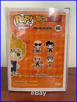 Autographed Majin Vegeta Over9000 Dragon Ball Z Signed FUNKO Pop withProtector