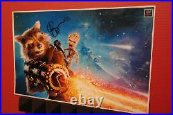 Autographed Movie Poster Guardians of the Galaxy Vin 11x17 Poster + COA