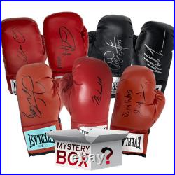 Autographed/Signed Boxing Glove Mystery Box with PSA JSA or Beckett COA