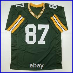 Autographed/Signed JORDY NELSON Green Bay Green Jersey Beckett BAS COA