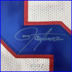 Autographed/Signed LAWRENCE TAYLOR New York White Jersey JSA COA Auto