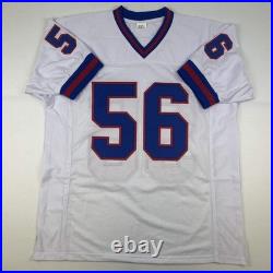 Autographed/Signed LAWRENCE TAYLOR New York White Jersey JSA COA Auto
