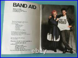 BAND AID Live Aid 1985 Signed program George Michael Sting Phil Collins Geldof