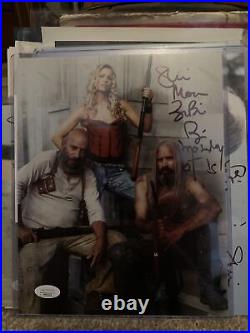 BILL MOSELEY sheri moon zombie signed 8x10 photo autograph Jsa devils rejects