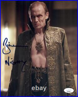 BILL NIGHY Signed 8x10 Photo VIKTOR Underworld In Person Autograph JSA COA Cert