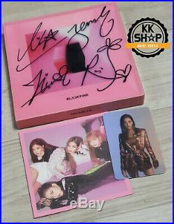 BLACKPINK BLACK PINK Original Signed Autographed SquareUP JiSoo PhotoCard KPOP