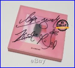 BLACKPINK BLACK PINK Original Signed Autographed SquareUP JiSoo PhotoCard KPOP