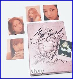 BLACKPINK PROMO Autograph Signed KILL THIS LOVE +Rosé Photocard kpop KOR SELLER