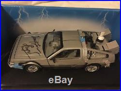 Back To The Future DeLorean Signed By Doc Christopher Lloyd Autograph BTTF 118