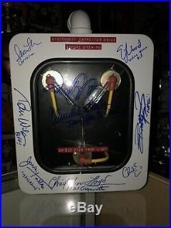 Back To The Future Flux Capacitor CAST Signed Fox, Wilson, Lloyd, Thompson 9 BAS