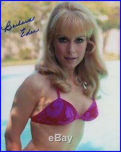 Barbara Eden Signed Autographed I Dream Of Jeannie Color Photo