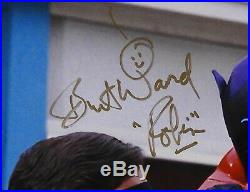 Batman and Robin 66 Adam West Burt Ward 11x14 Autograph Signed Photo JSA