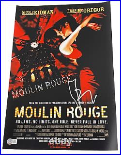 Baz Luhrmann Signed 12x18 Photo Moulin Rouge Authentic Autograph Beckett