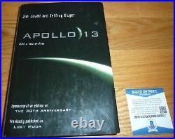 Beckett Captain Jim-james Lovell Signed Apollo 13 Hardcover Book 38927 Lost Moon