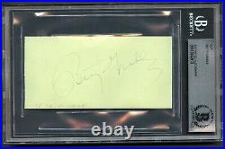 Betty Grable d1973 signed autograph 2x5 cut Actress How To Marry Millionaire BAS