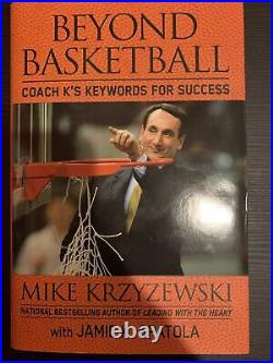 Beyond Basketball signed by Mike Krzyzewski