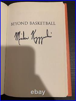 Beyond Basketball signed by Mike Krzyzewski